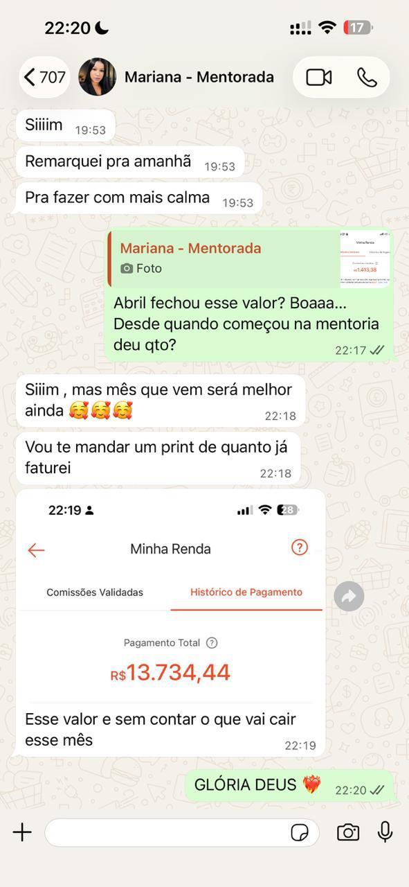 Mariana, mentorada