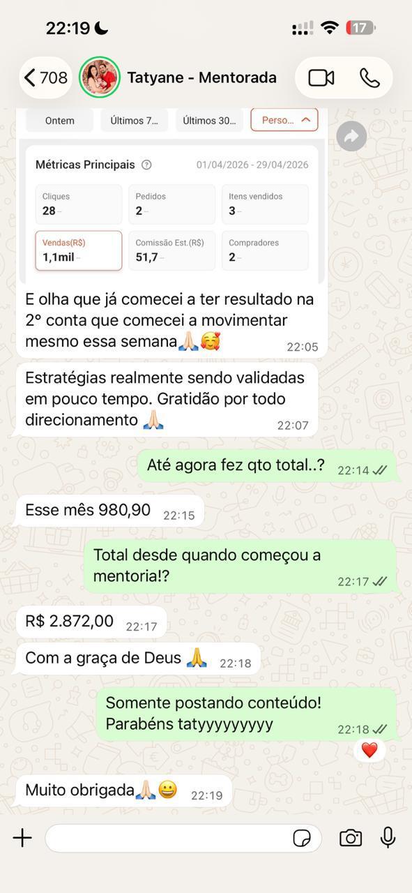 Tatyane, mentorada