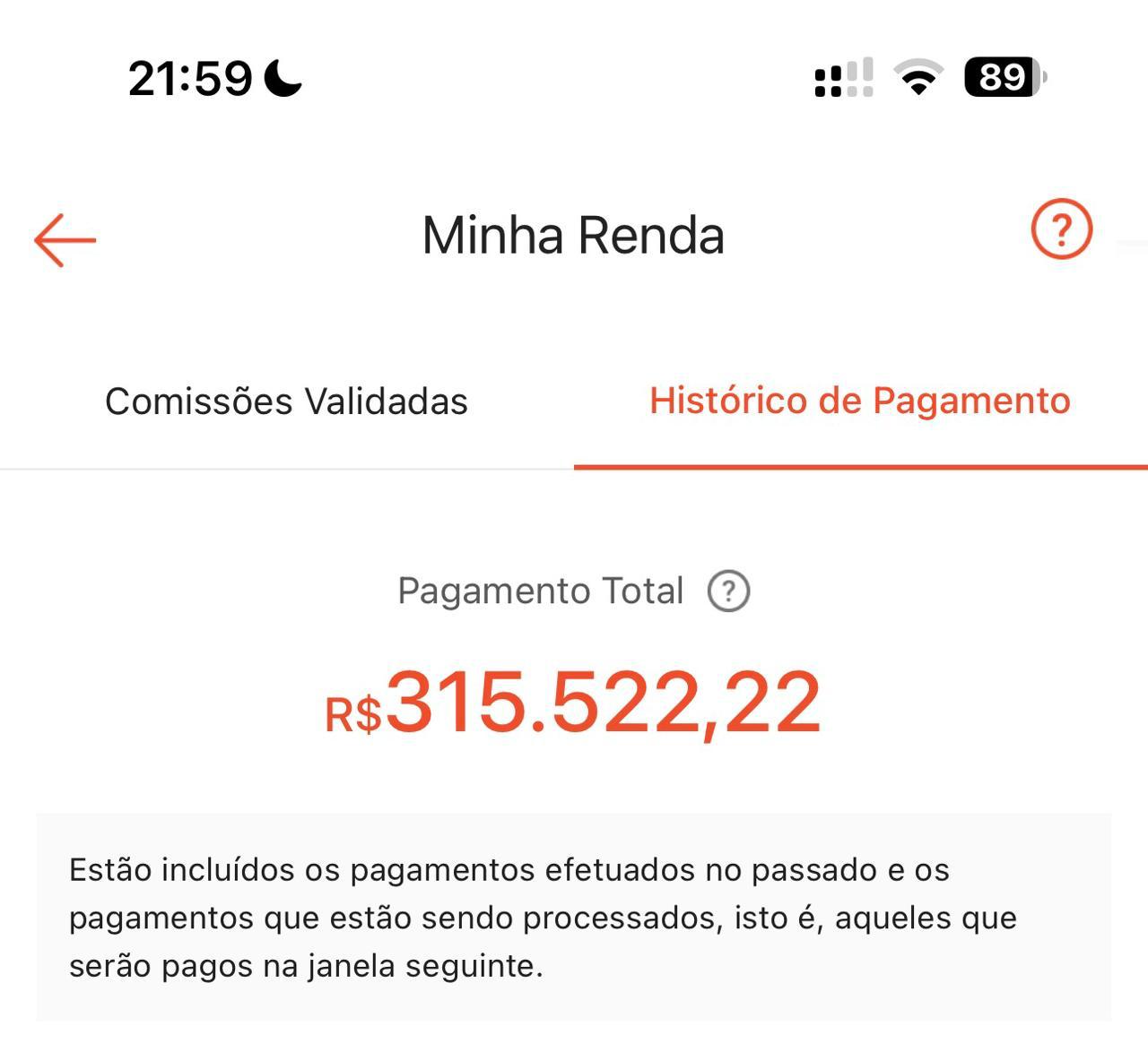 Painel do Guilherme — R$ 315.522,22 em pagamentos